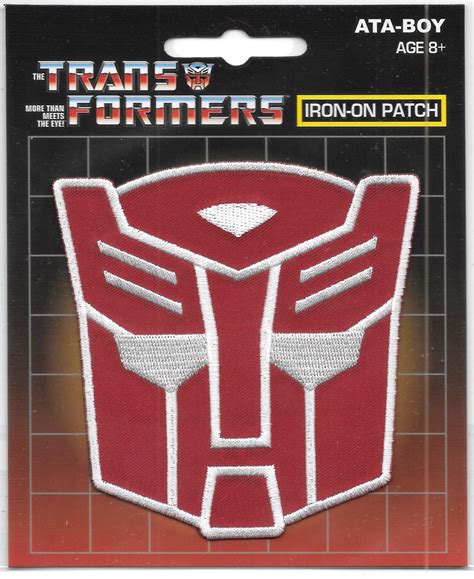 Transformers Autobot Face Logo Embroidered Patch Style 2 New Unused