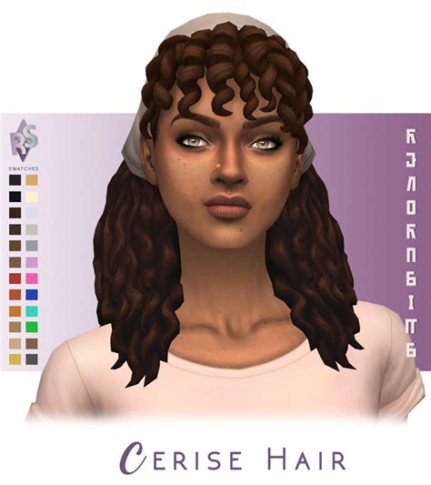 Sims 4 Curly Hair Long Curly Hair Curly Hair Styles Sims 4 Pack