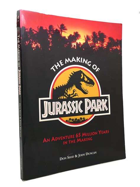 The Making Of Jurassic Park By Don Shay Softcover 1993 First Edition First Printing Rare
