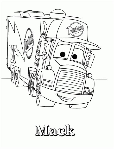 Mcqueen Cars 2 Coloring Pages - Coloring Home