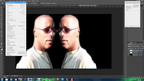 This will allow you to customize the size of the photo itself. Mirror Effect PhotoShop CS6 Tutorial - YouTube