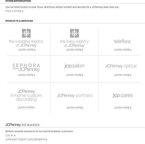Jcpenney mail address services jcpenney p.o. jcp Store Services - Salon, Optical, Portrait Studio & Custom Decorating - JCPenney