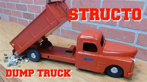 Vintage Structo Dump Truck Toy Restoration 1950s Youtube
