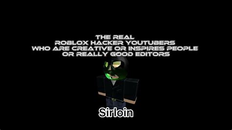 The Real Roblox Hacker Editors Youtube