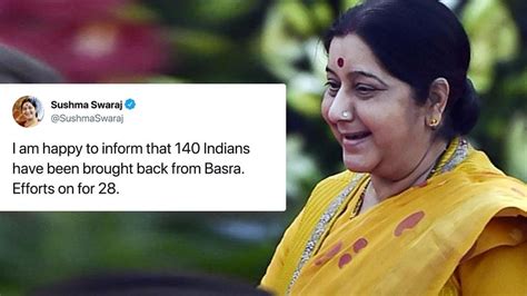 sushma swaraj was always just a tweet away how she turned twitter into a helpline for indians