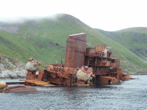 Shipwreck Of The Murmansk North Coast Of Norway