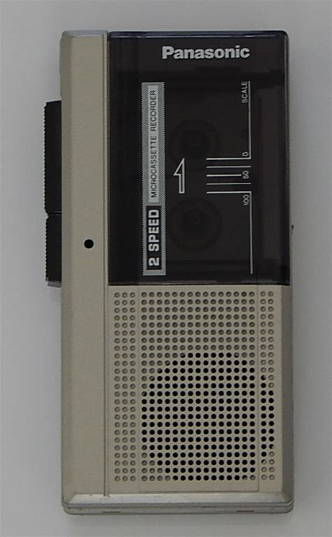 Panasonic Microcassette Voice Tape Recorder Model Rn 108 Cassette