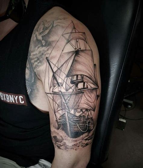 Pin By Frank Roddy On Tattoo Artist Sami Grace Ship Tattoo Pirate