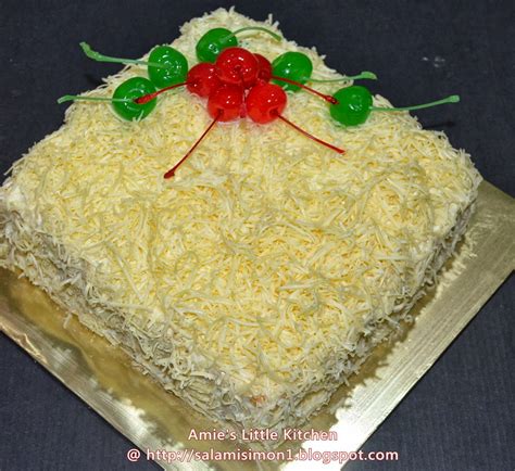 This basic sponge cake recipe is perfect for many other delicious treats. AMIE'S LITTLE KITCHEN: Resepi Snow Cheese Cake