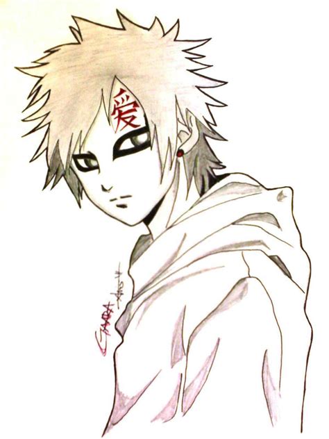 Newest 37 Anime Naruto Gaara Drawings