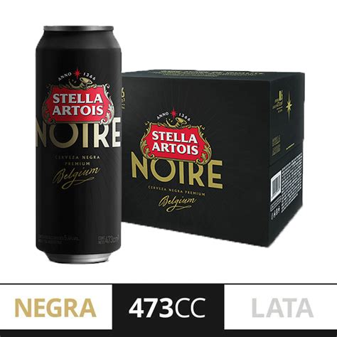 Stella Artois Noire 473 Ml X6 Comprar En Bandb