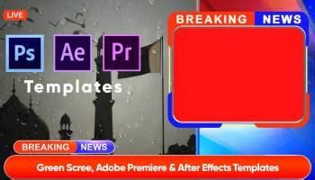 Broadcast news intro adobe premiere template with high quality png images. Breaking News Bumper Adobe Premiere Template, Download Png ...