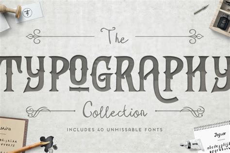 The Typography Collection Font Bundles