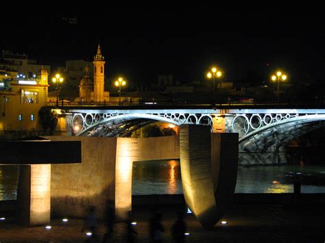 Sevilla Sevilla España Ponte Triana Triana Bridge Rio Guad Flickr