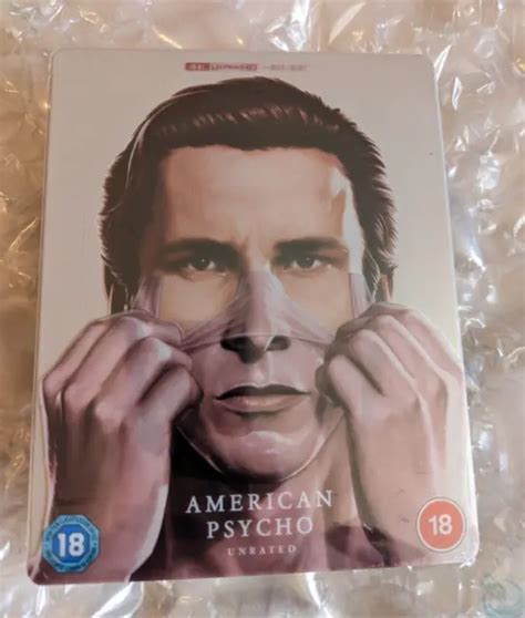 american psycho unrated 4k uhd blu ray limited slipcase steelbook new sealed 61 01 picclick