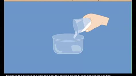 Increasing temperature corresponds to added heat. Science Experiments - To Demonstrate The Effect Of Temperature On The Solubility - YouTube