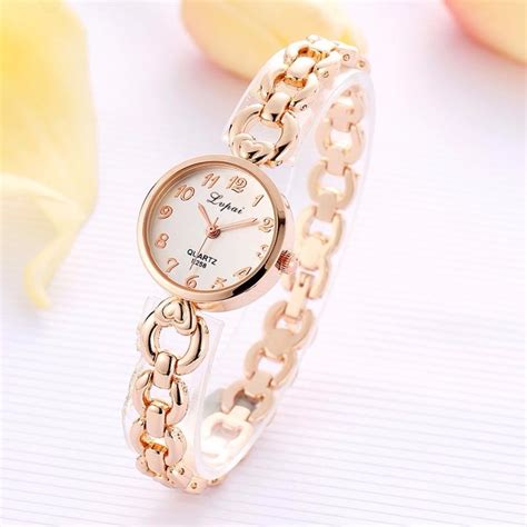 lvpai 2018 women fashion watches elegant lady stainless steel bracelet wrist watch clock womens