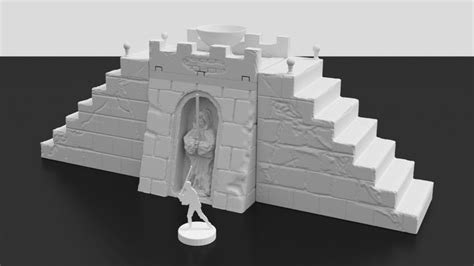 Pilgrim City Shrine 3d Printable Wargaming Terrain Corvus Games Terrain