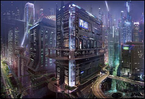 Scifi City Cyberpunk City Arte Cyberpunk Future City Witcher