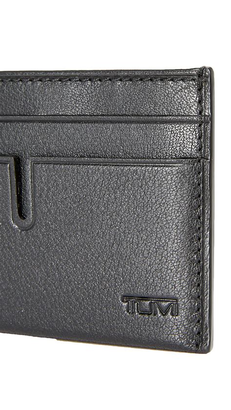 Offer may not be redeemed for cash or combined with other offers. Tumi Leather Nassau Money Clip Card Case in Black for Men - Lyst