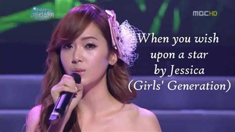 Snsd Jessica When You Wish Upon A Star Lyrics Youtube