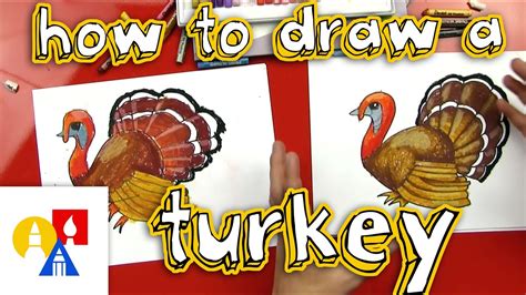 How To Draw A Turkey Youtube