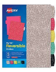 Avery Big Tab Reversible Dividers Tabs Reverse Avery Divider My XXX Hot Girl
