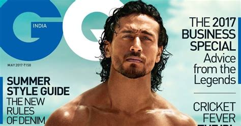 Tiger Shroff Is The First Indian Actor To Feature Bare Chest On Cover