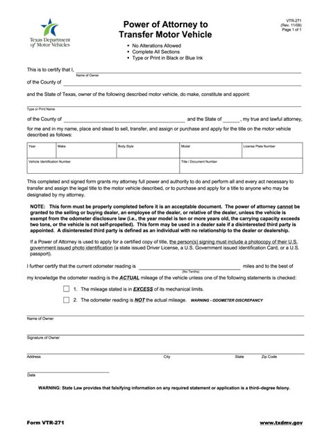 Vtr 271 Rev 1109 2009 Form Fill Out And Sign Online Dochub