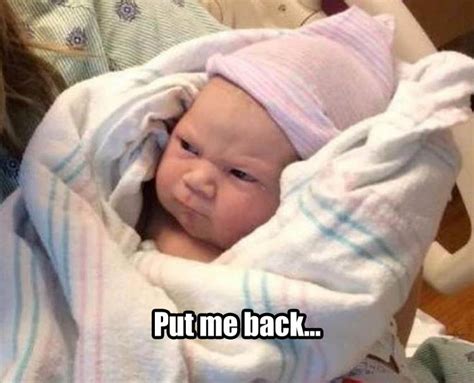 Newborn Baby Angry Face Meme