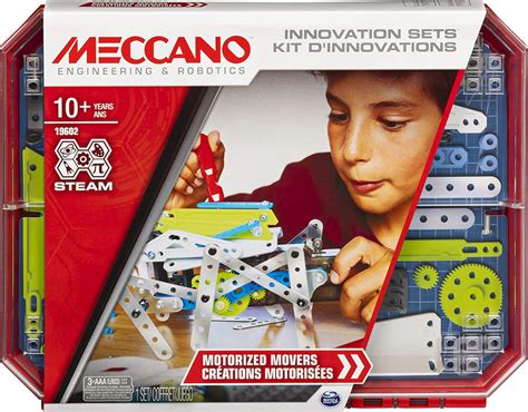 Meccano 19602 Set 5 Motorised Movers Innovation Set Build And Play