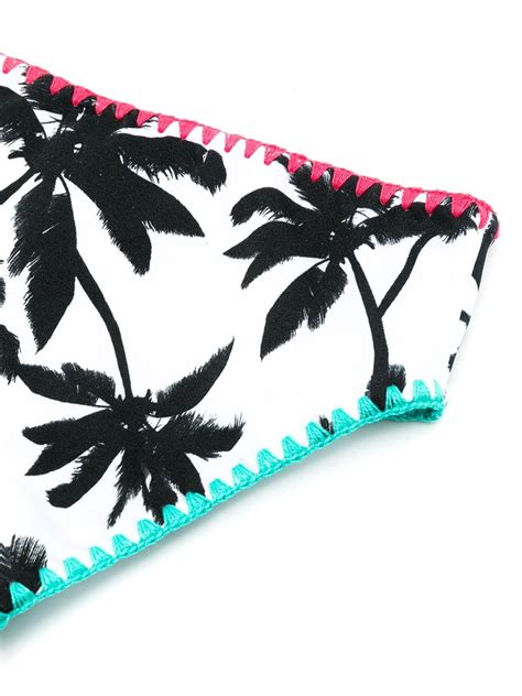 Brigitte Palm Tree Print Bikini Farfetch