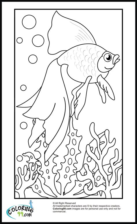 Here at coloringpages.site we are constantly adding coloring pages to our online coloring game. Goldfish Coloring Pages | Minister Coloring