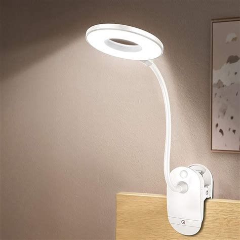 1 Pcs Led Clip On Bed Table Lamp Bendable Usb Eye Care Study Book