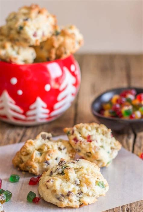 Nutty Chocolate Chip Fruitcake Cookies Recipe An Italian In My Kitchen