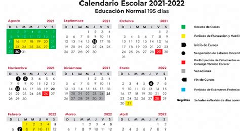 Conoce El Calendario Para El Ciclo Escolar 2021 2022 En México