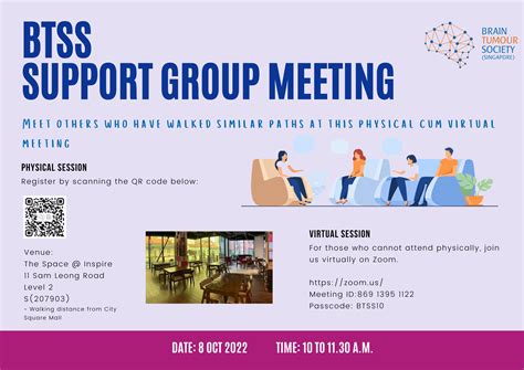 Support Group Meeting Oct 2022 Brain Tumour Society Singapore Limited