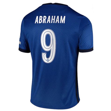 Abraham 9 Chelsea Home Soccer Jersey 202021 Ucl Font S10070031 3299 Gogoalshop