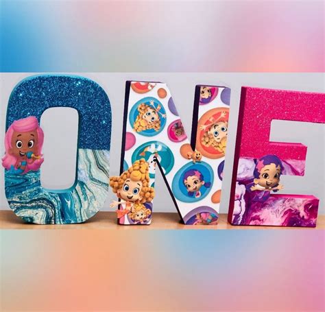 Thru here our would hold out information re the most recent bubble guppies bedroom set. Bubble Guppies Theme 8 Letters Decor Birthday Bedroom ...