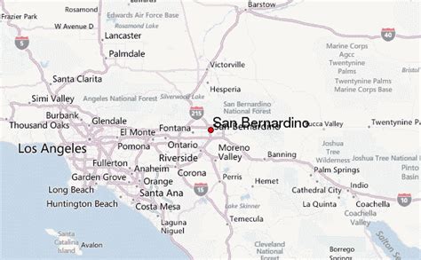 31 San Bernardino California Map Maps Database Source