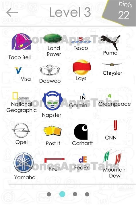 Juego Logo Quiz Logos De Marcas Con Nombres Logo Quiz Answers Level 3