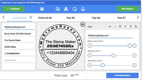 Online Stamp Generator Stamp Creator Stamp Maker Custom Stamps