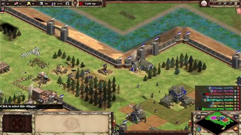 Tatars Full Cav Archers On Hill Fort Noob 4v4 Age Of Empires 2 De