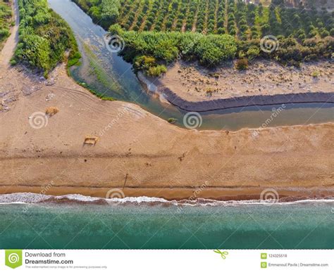 Î•stuaries Of The River Neda At Peloponnese Greece Stock Photo Image