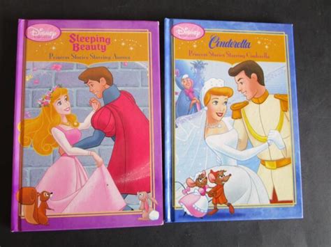 2 Disney Books Sleeping Beauty And Cinderella Ebay