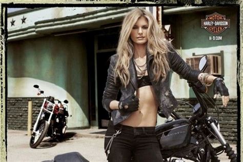 Harley Davidson Marisa Miller Advertising Perfection W Video