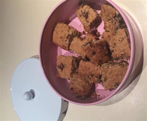 Choc Chip And Oat Slice Recipe Baking Sweet Oat Slice Thermomix