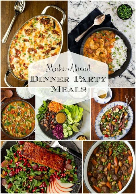 Make Ahead Dinner Party Meals Dinner Party Recipes Dinner Party Entrees Dinner Party Mains