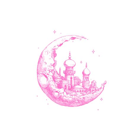 Pink Freetoedit Pink Moon Sticker By Jinjinarmy