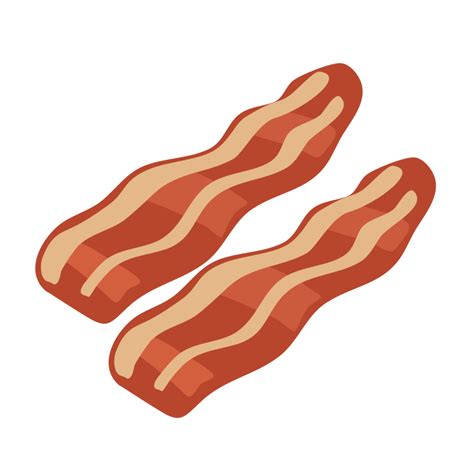Appetizing Smoked Bacon PNG File PNG